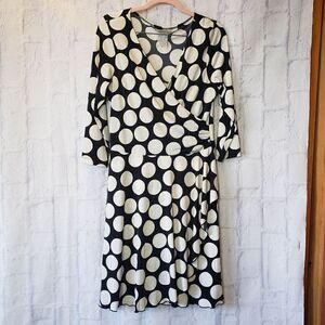 SPEECHLESS Jersey-knit Polka-dot Dress